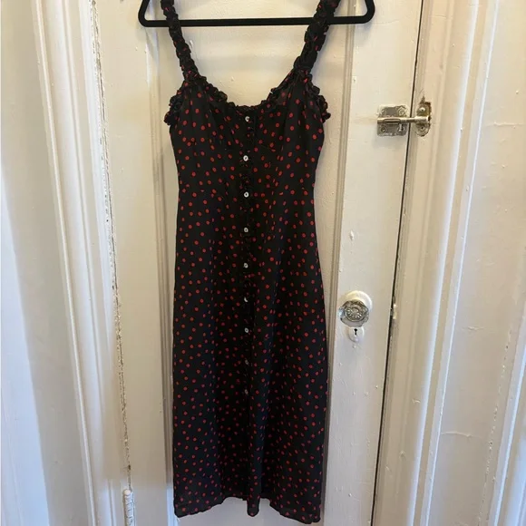 Realisation Par Dresses | Realisation Par Juliet Dress Polka Dot | Color: Black/Red | Size: Xs | Eecoop's Closet